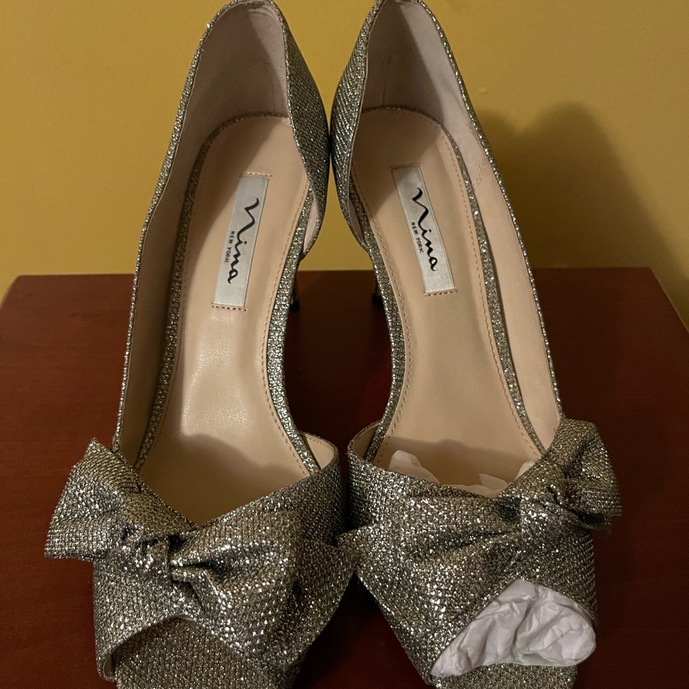 Women’s Shoes, High Heels, Color Steel